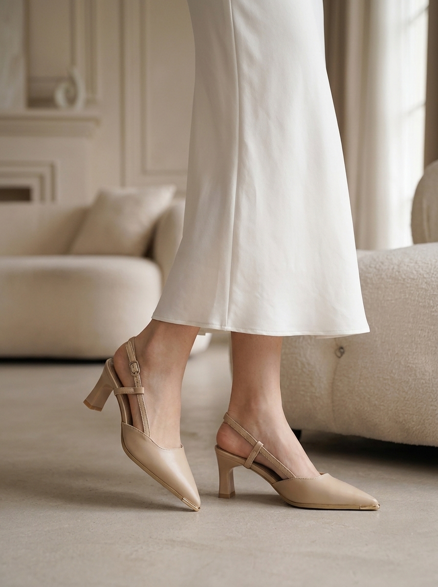 Julia J-261 Elegant Mid-Heel Court Shoe
